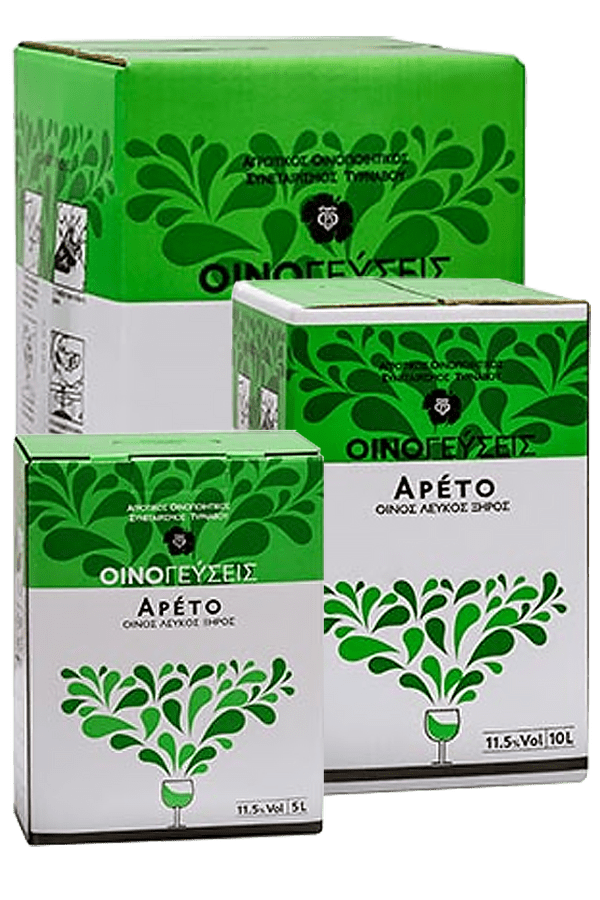 Oinogeuseis-Bag-in-Box-Wines-Areto-Retsina-Kokkineli-Tirnavos-Winery