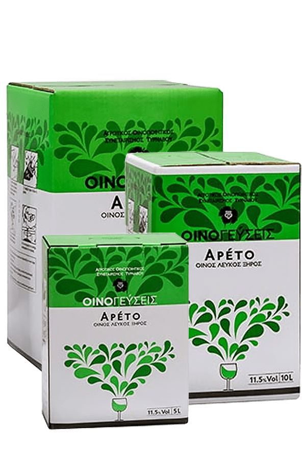 Oinogeuseis-Bag-in-Box-Wines-Areto-Retsina-Kokkineli-Tirnavos-Winery