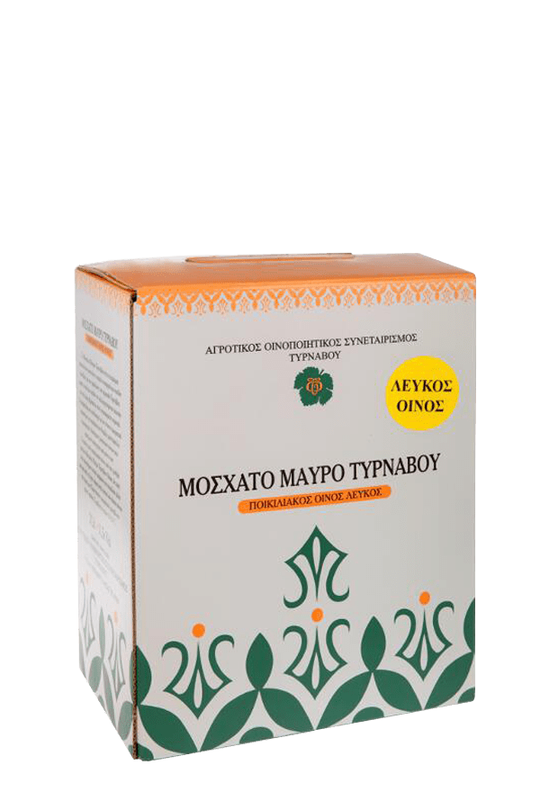 Bag-in-Box-Muscat-Tirnavou-Blanc De Noir-Wine-Tirnavos-Winery - Μοσχάτο Τυρνάβου Blanc De Noir (in Box)